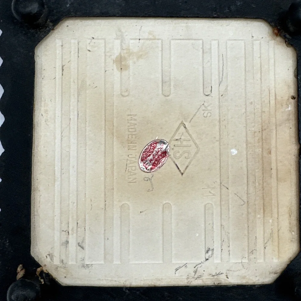 Vintage Cast Iron Tile Trivet The Farmers Home In Winter 10x5